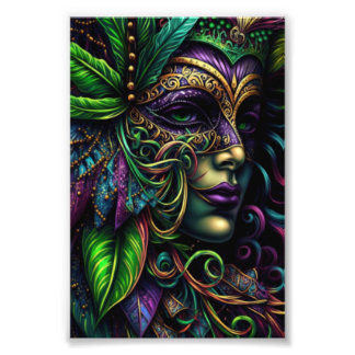 Mardi Gras, New Orleans, Fat Tuesday, NOLA Photo Print