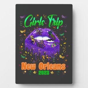 Mardi Gras New Orleans Girls Trip Plaque