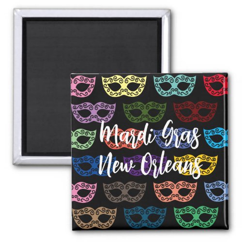 Mardi Gras New Orleans masquerade party masks Magnet