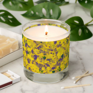 Mardi Gras Oil Abstract Scented Candle