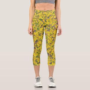 Mardi Gras Oil Capri Leggings