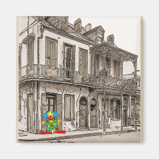 Mardi Gras on Desire St Magnet