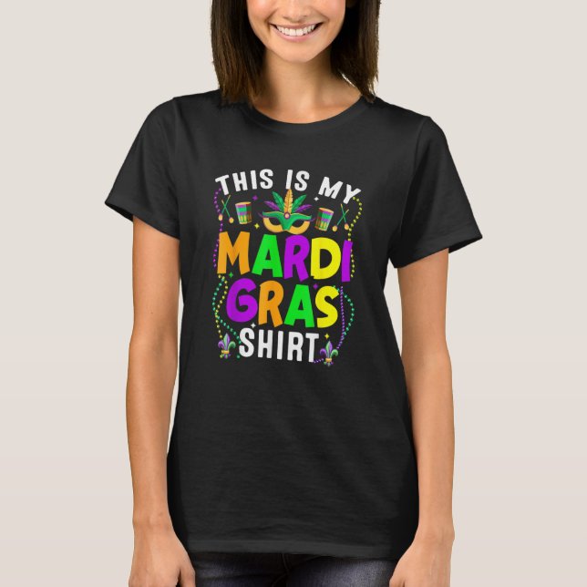 Mardi Gras Outfits Clothes For Mens Womens Kids To T-Shirt (Front)