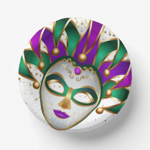 Mardi Gras  Paper Bowls