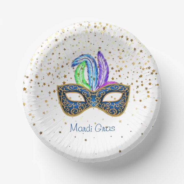 Mardi Gras  Paper Bowls (Front)