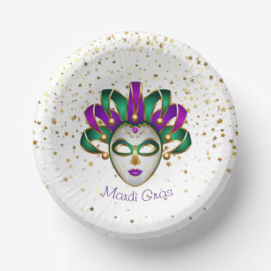 Mardi Gras Paper Bowls