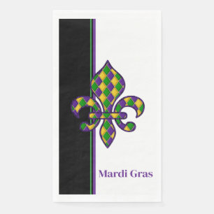 Mardi Gras Paper Guest Towels