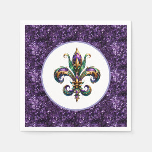 Mardi Gras Paper  Napkins