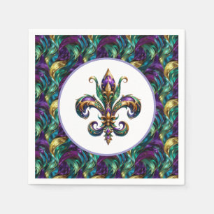 Mardi Gras Paper  Napkins