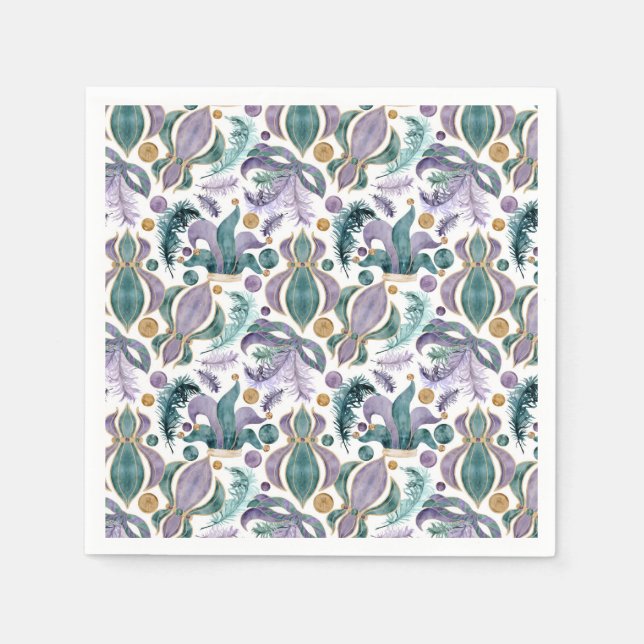 Mardi Gras Paper Napkins (Front)