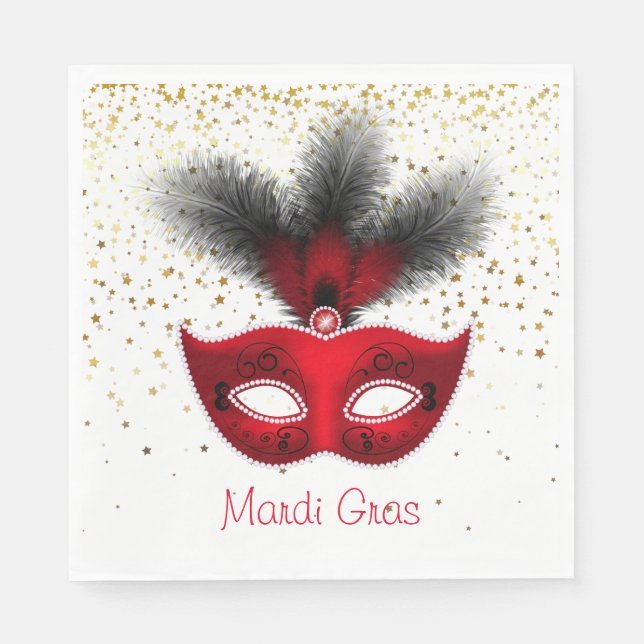 Mardi Gras Paper Napkins (Front)