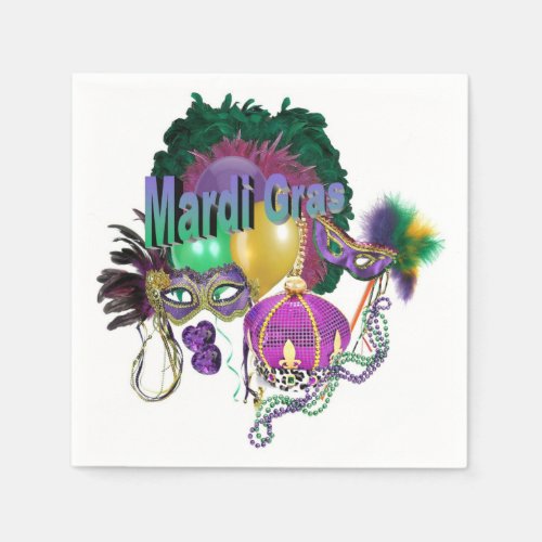 Mardi Gras Paper Napkins