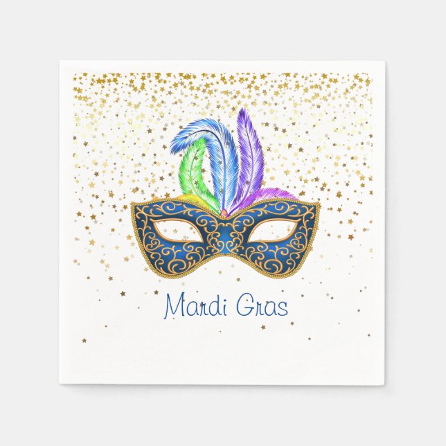 Mardi Gras Paper Napkins (Front)
