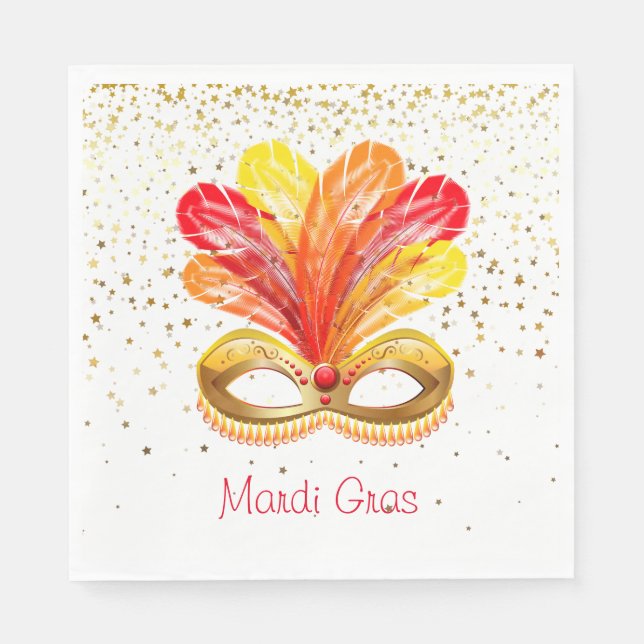 Mardi Gras Paper Napkins (Front)
