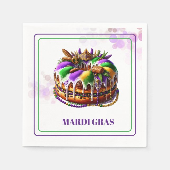 Mardi Gras Paper Napkins (Front)