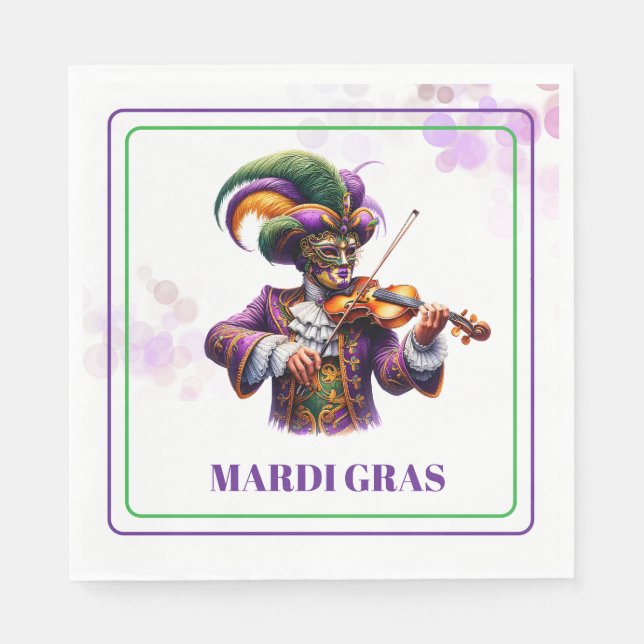 Mardi Gras Paper Napkins (Front)