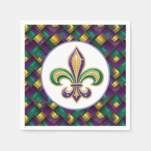 Mardi Gras Paper  Napkins