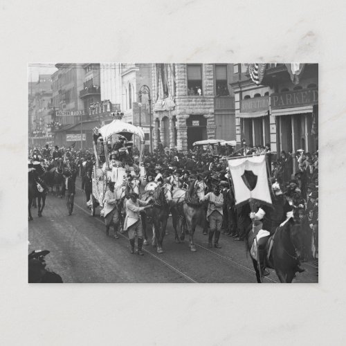 Mardi Gras Parade 1906 Postcard