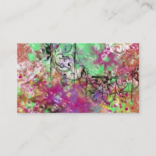 Customizable Mardi Gras Party Business Cards