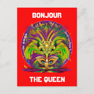 Mardi Gras Party Combo Pack Pick from 3 designs Invitation Postcard