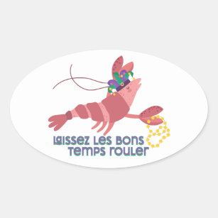 Laissez Les Bons Temps Rouler Mardi Gras Stickers – Ashlynn Elliff Designs