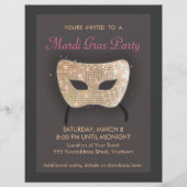 Mardi Gras Party Flyer (Front)