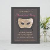 Mardi Gras Party Flyer (Standing Front)