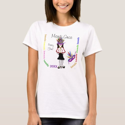 Mardi Gras Party Fun T_Shirt