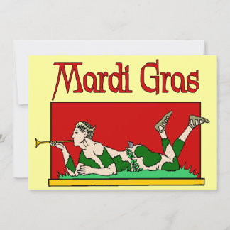 Mardi Gras Party Invitation