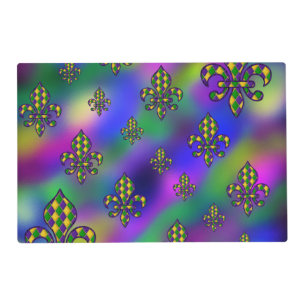 Mardi Gras Pattern Placemat