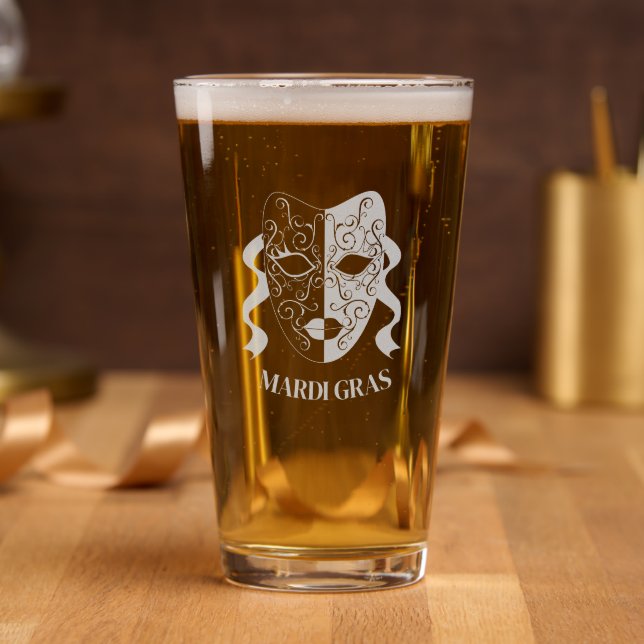 Mardi Gras Pint Glass (Party)