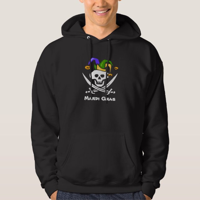 Mardi Gras Pirate Hoodie (Front)