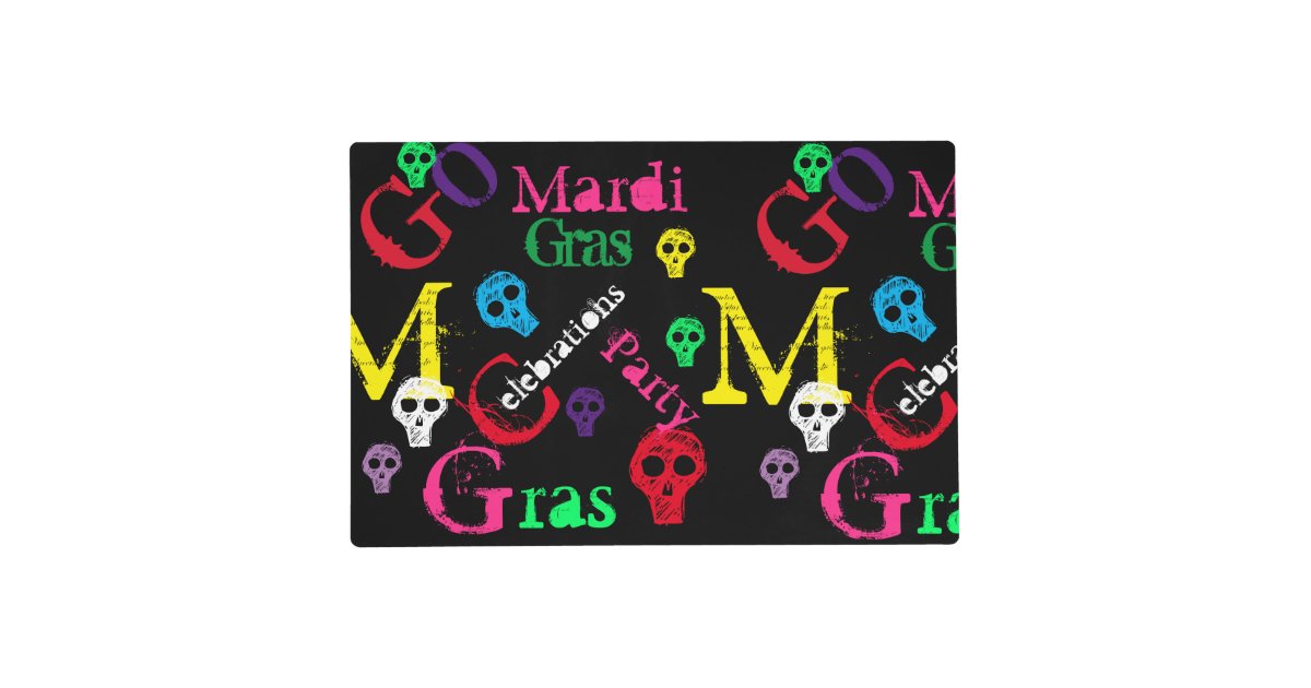 MARDI GRAS PLACEMAT | Zazzle
