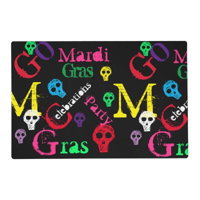 MARDI GRAS PLACEMAT (Front)