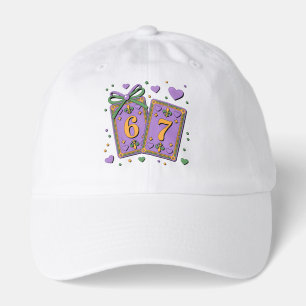 Mardi Gras Playing Cards Six Seven Deck Hat