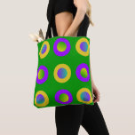 Mardi Gras Polka Dots Tote Bag