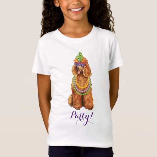 Mardi Gras Poodle T_Shirt