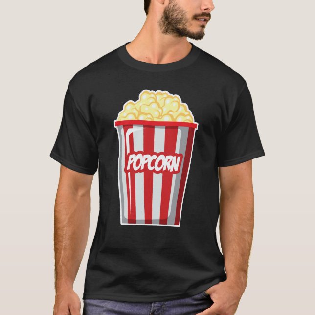 Mardi Gras popcorn costume T-Shirt (Front)