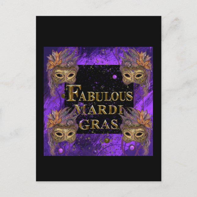 Mardi Gras Postcard (Front)