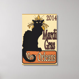 Mardi Gras Poster 2014 Canvas Print