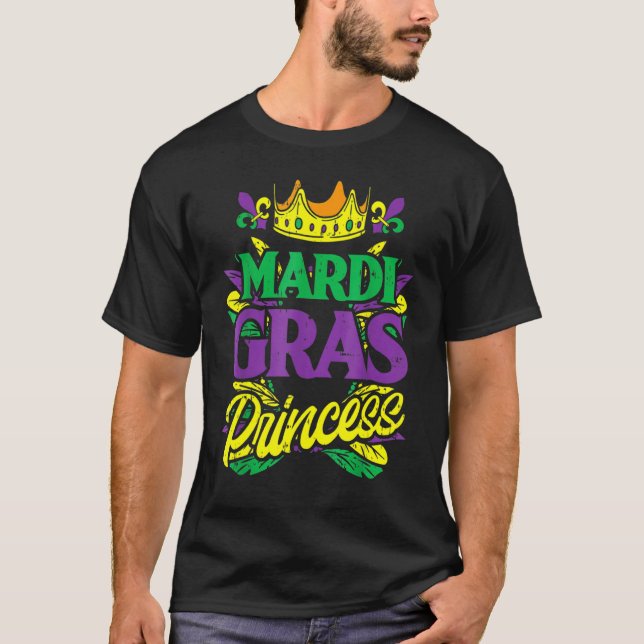 Mardi Gras Princess  Mardi Gras Carnival Women Gir T-Shirt (Front)