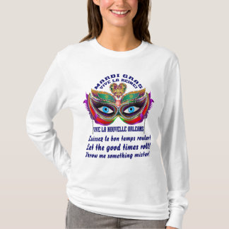 Mardi Gras Queen 5 Read About Design Below T-Shirt