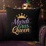 Mardi Gras Queen Parade Costume Party  Throw Pillow<br><div class="desc">Mardi Gras Queen Parade Costume Party</div>