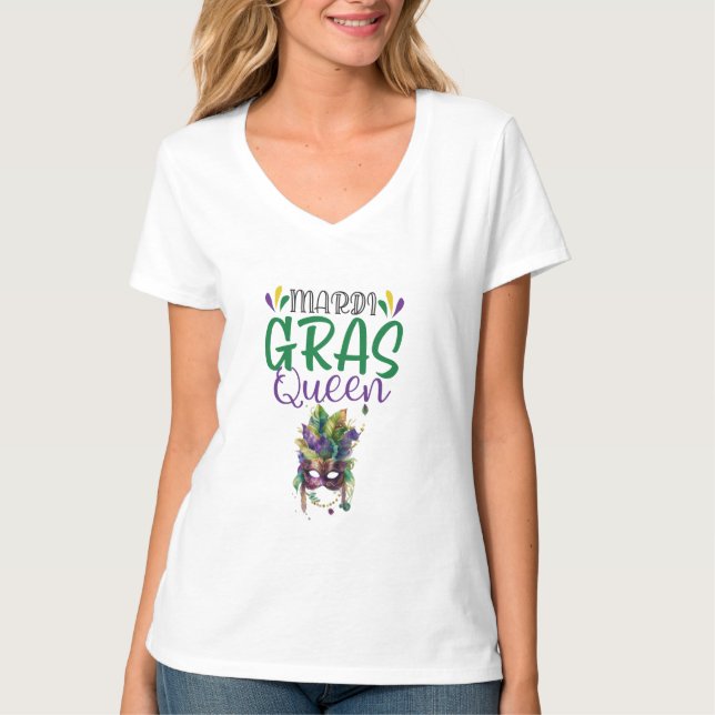 Mardi Gras Queen T-Shirt (Front)