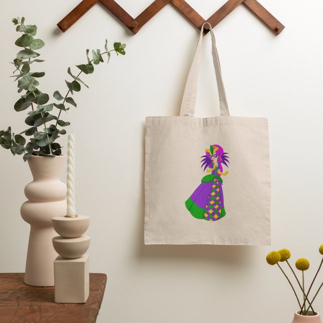 Mardi Gras Queen Tote Bag (Creator Uploaded)