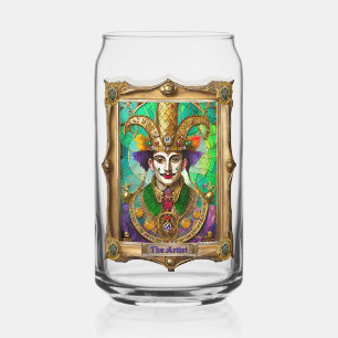 Mardi Gras Realm Portraits - The Artist Dali Can Glass