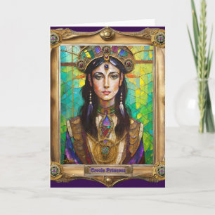 Mardi Gras Realm Portraits - The Creole Princess Card