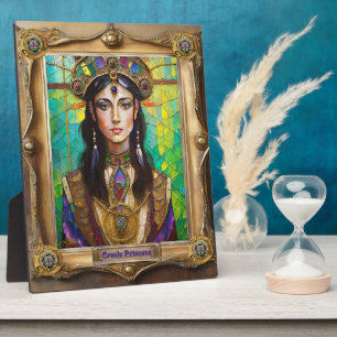 Mardi Gras Realm Portraits - The Creole Princess Plaque
