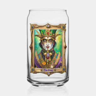 Mardi Gras Realm Portraits - The King Can Glass