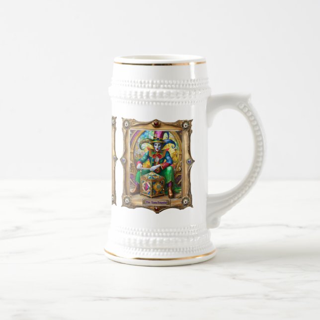 Mardi Gras Realm Portraits - The Time Traveler Beer Stein (Right)